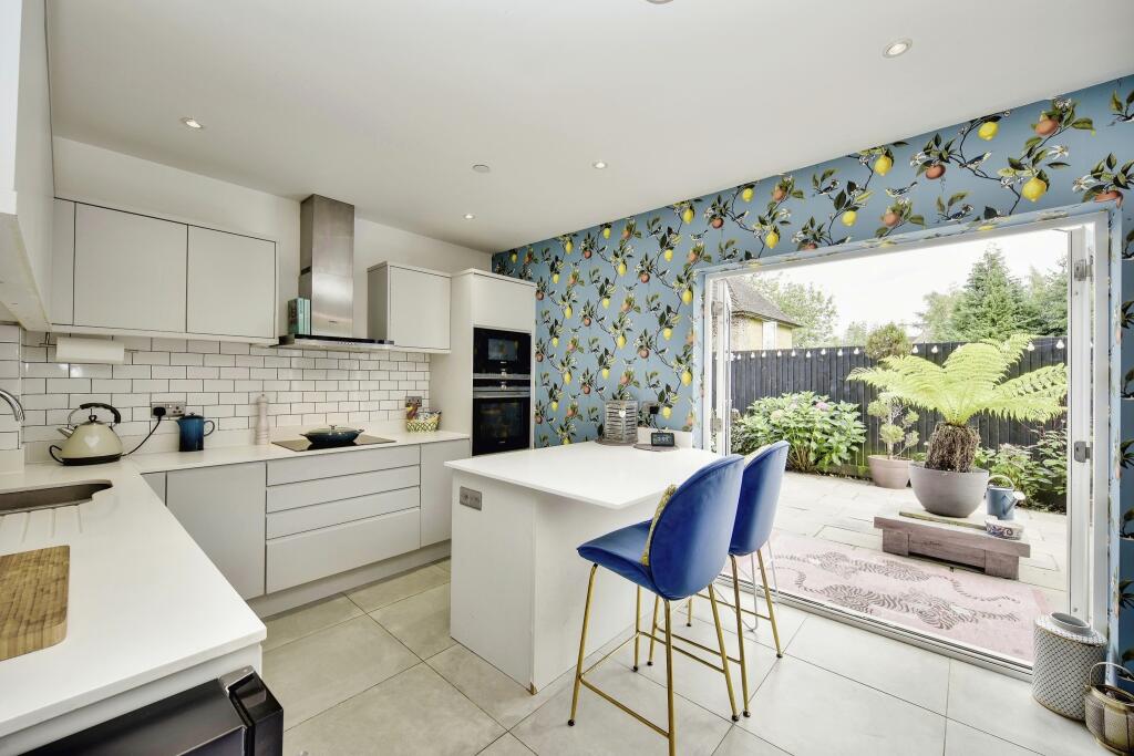 Kitchen With Garden Views