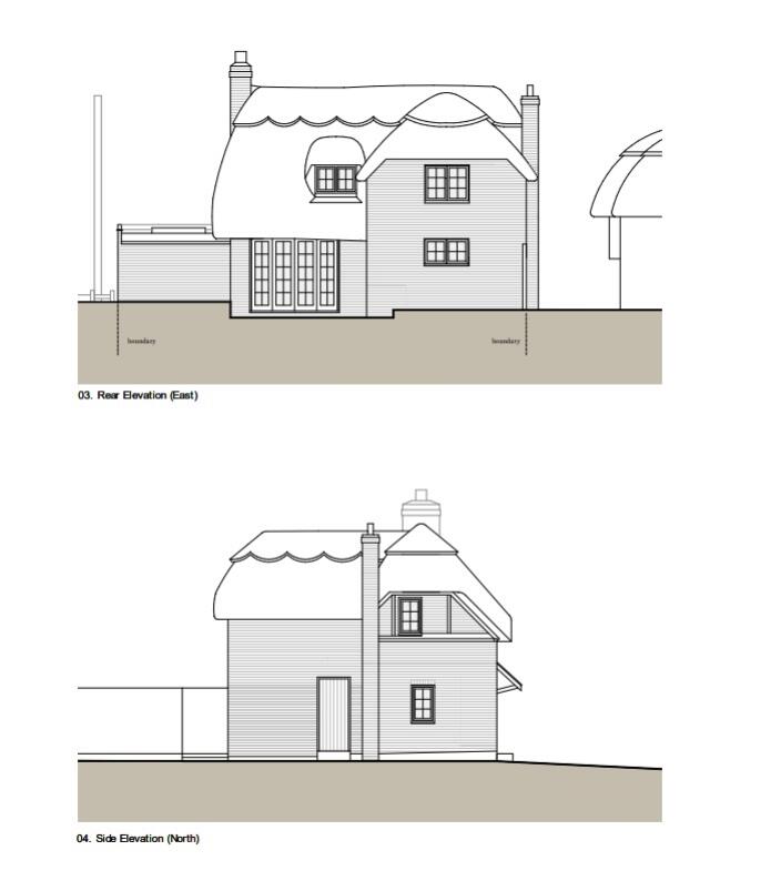 Approved planning for extension