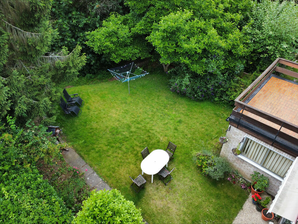 Drone garden shot...