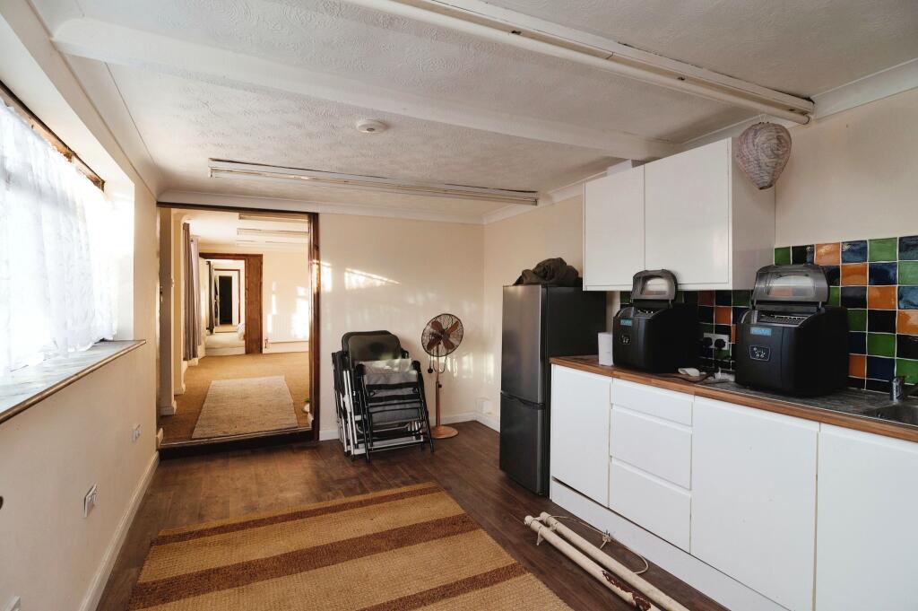 kitchen in outbuilding