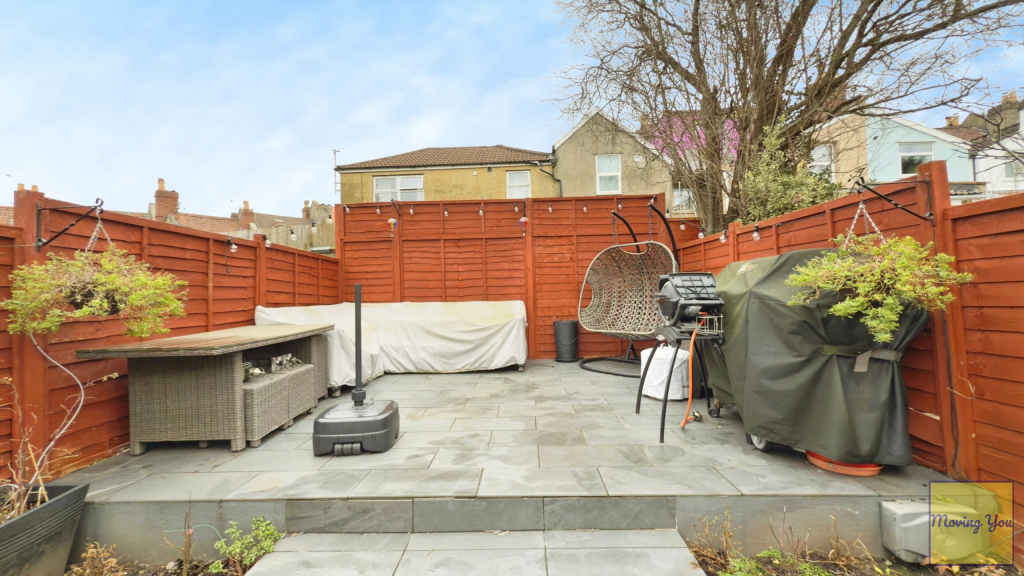 Tiled seating area