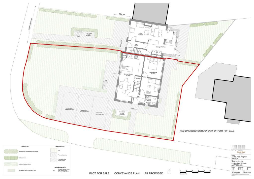 2 - Conveyancing Plan - plot as proposed - rev C.j