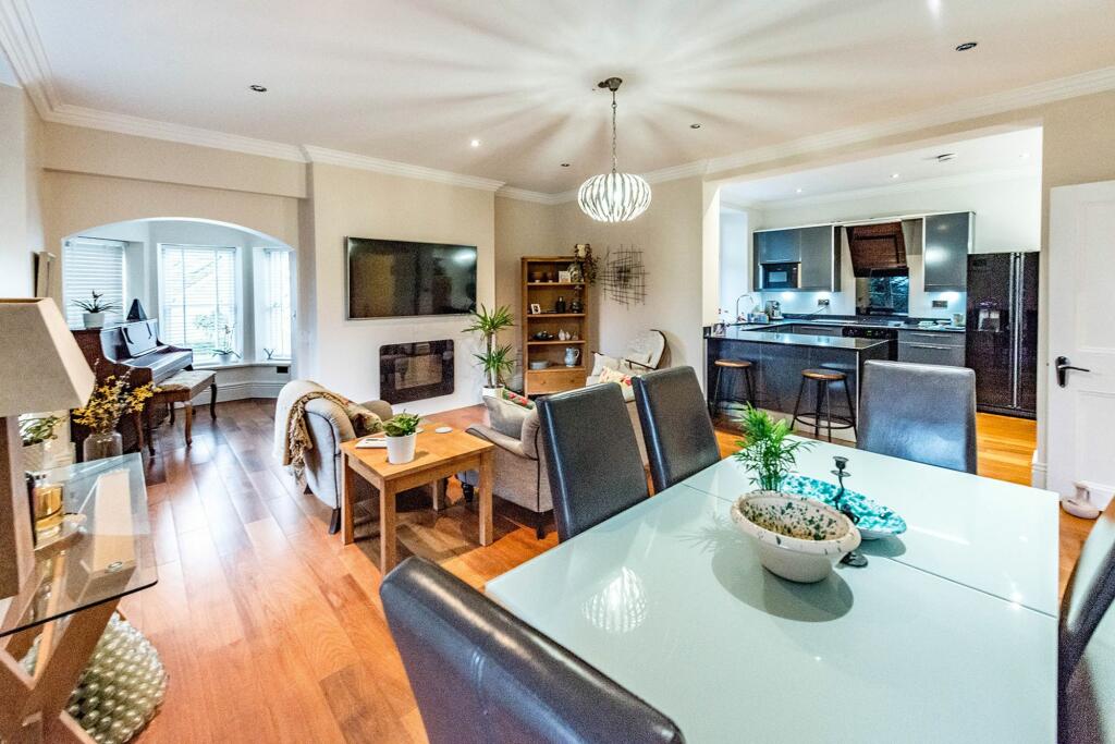 STUNNING OPEN PLAN KITCHEN LIVING AND DINING ROOM