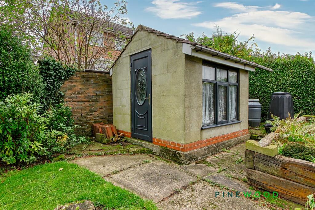 REAR GARDEN  - SHED/STORE