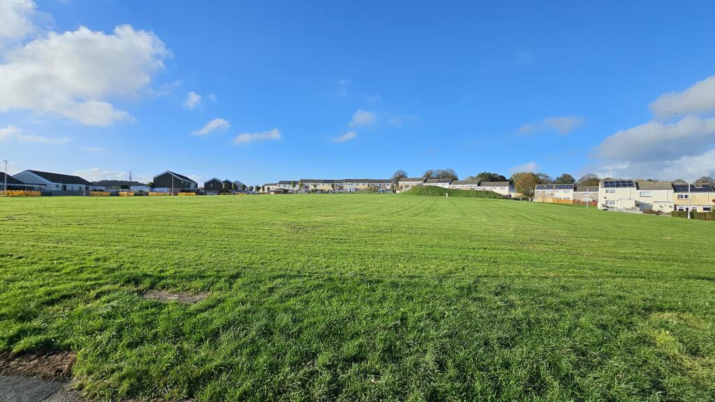 Field in front of property