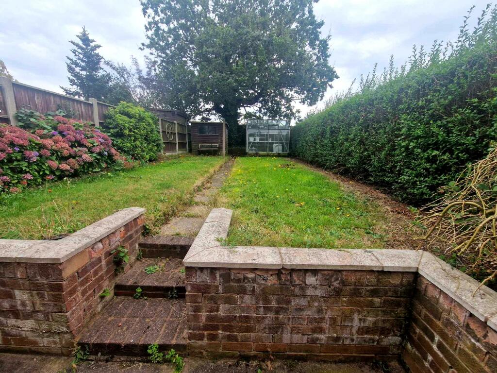 Rear garden