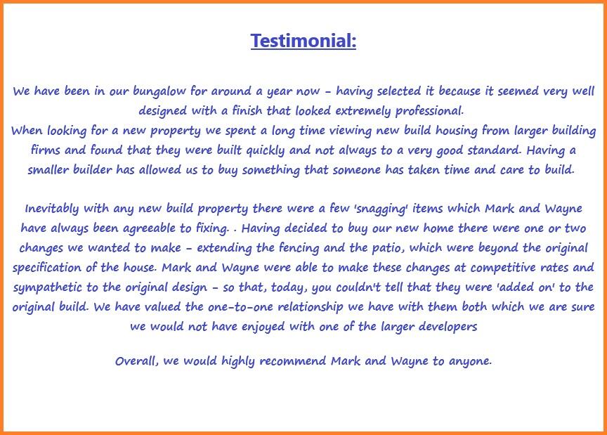 Customer Testimony