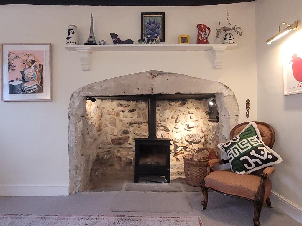 Sitting room fireplace