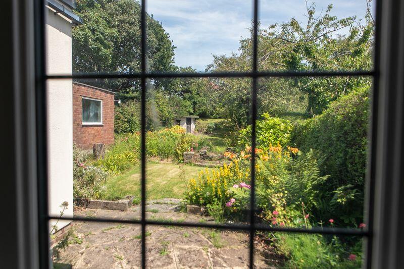 Dining room garden view