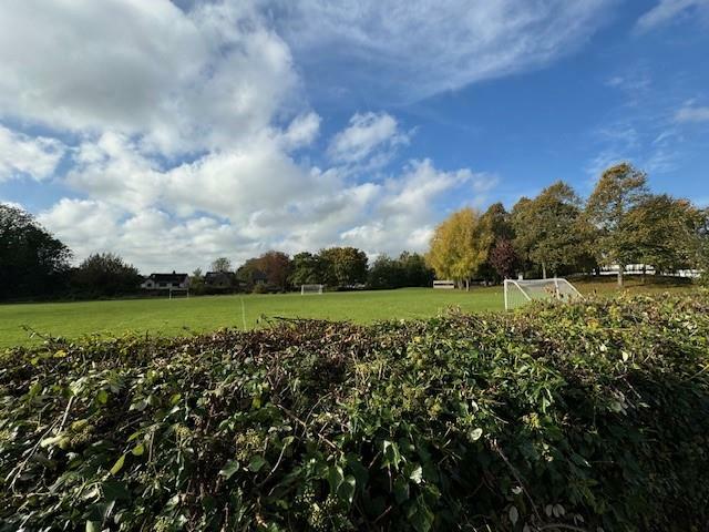 School Playing Fields To The Side