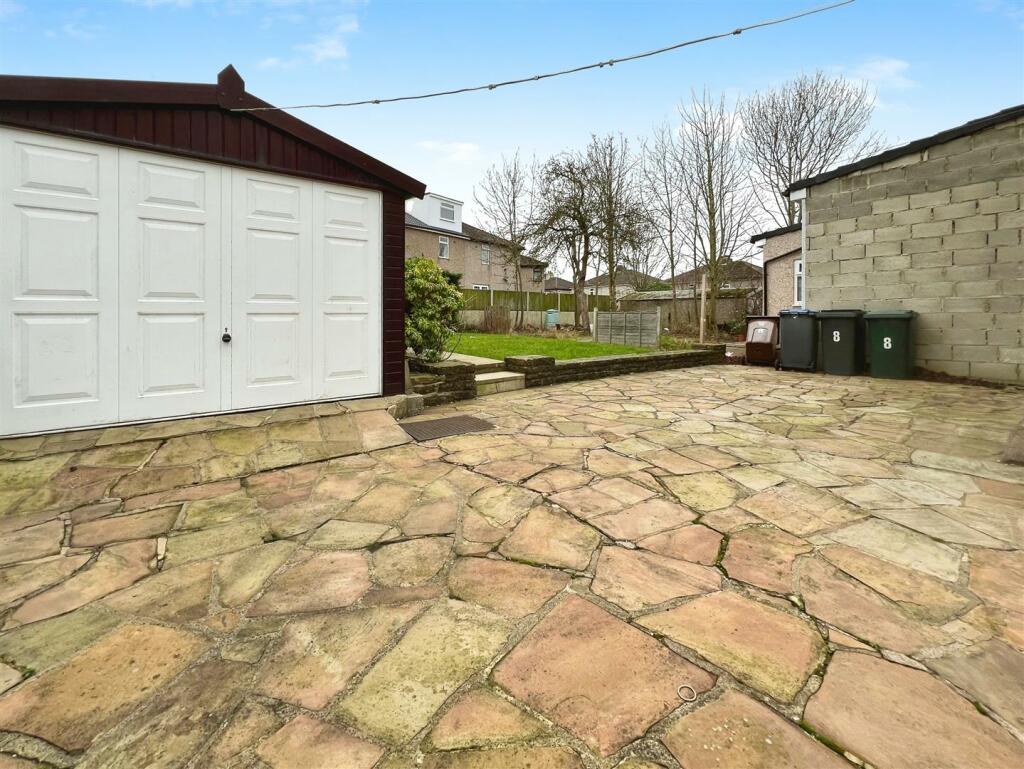 Rear Patio &amp; Garage