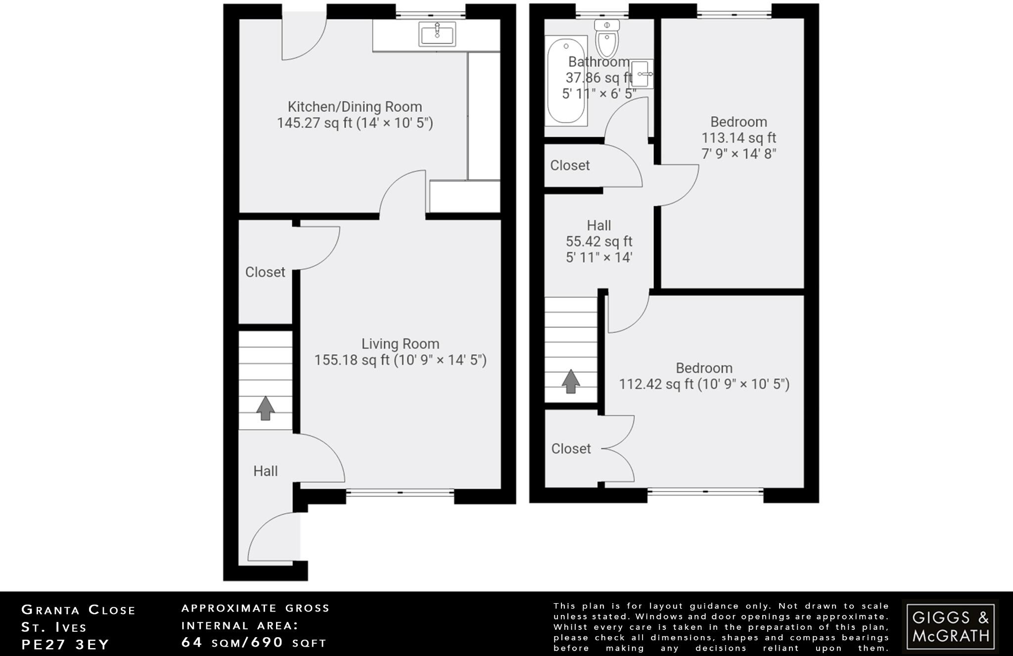 Granta Close, St. Ives, Cambridgeshire, PE27 3EY