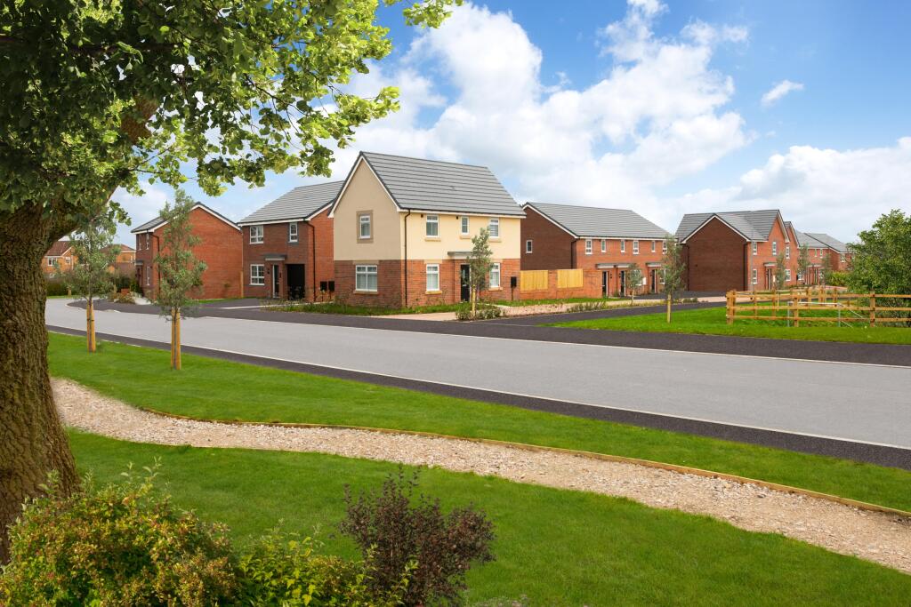 street scene at bowland meadow longridge