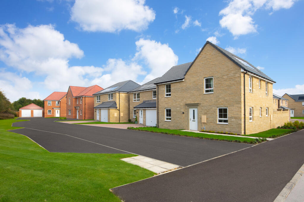 Outside view of homes at Monkton Gardens