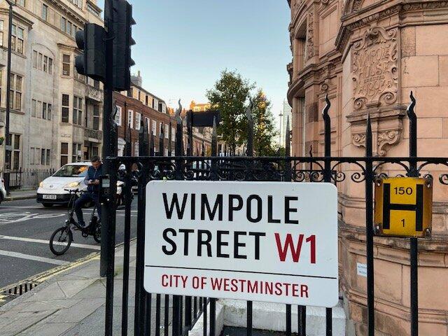 Wimpole St Sign