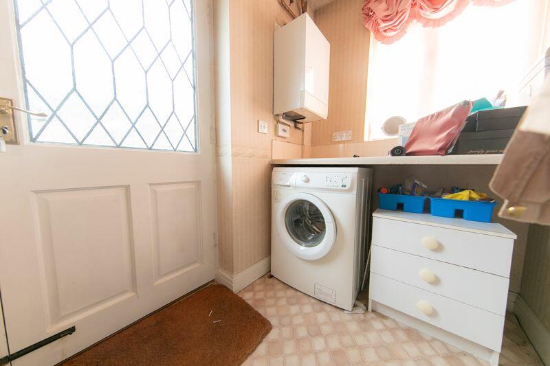 Rear porch &amp; utility room