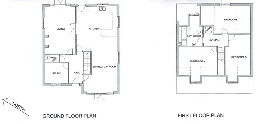 House 1 Floorplans