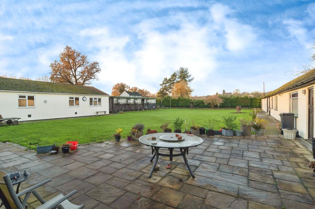 patio and garden