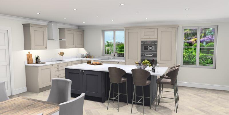 Open Plan Living / Kitchen / Dining CGI