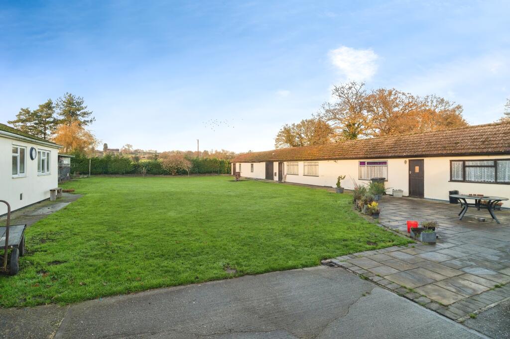 garden and outbuildings