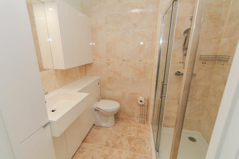 Re-fitted shower room