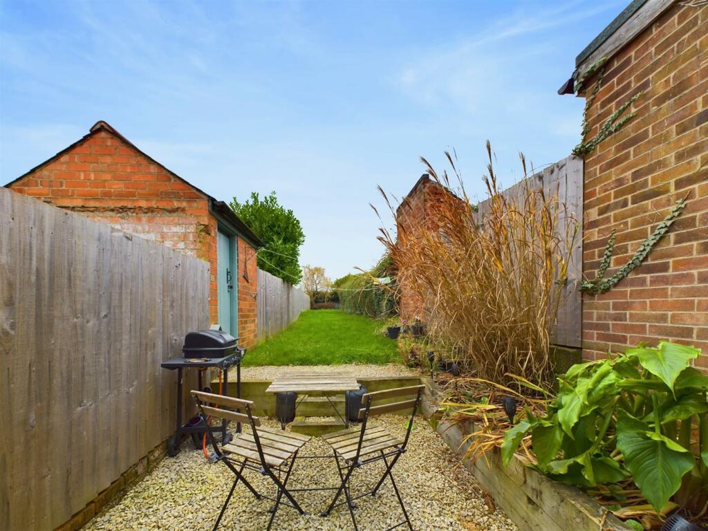 Long rear garden