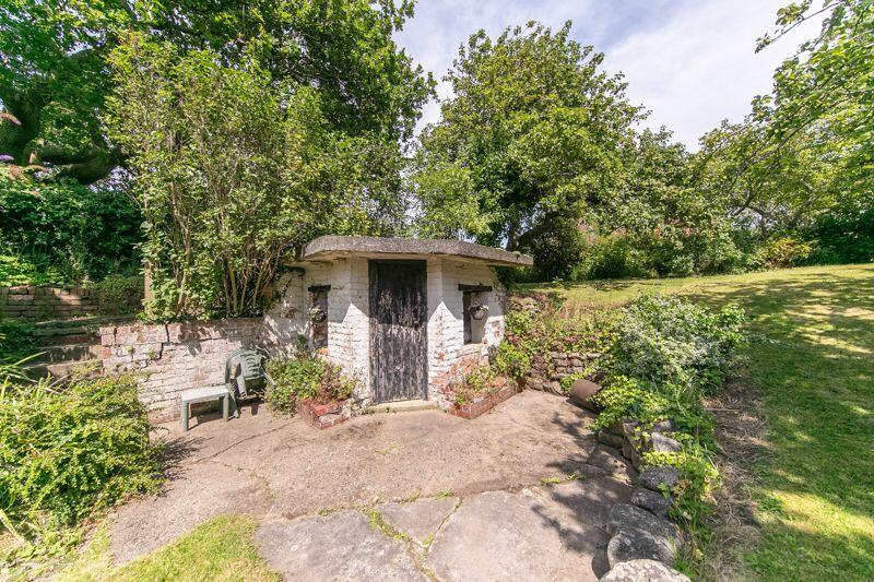 Garden and air raid shelter