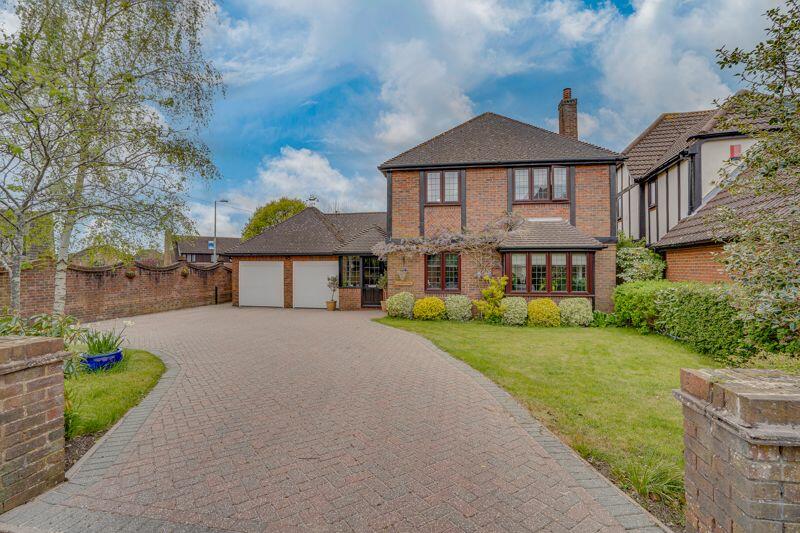 Driveway, leading to Double Garage