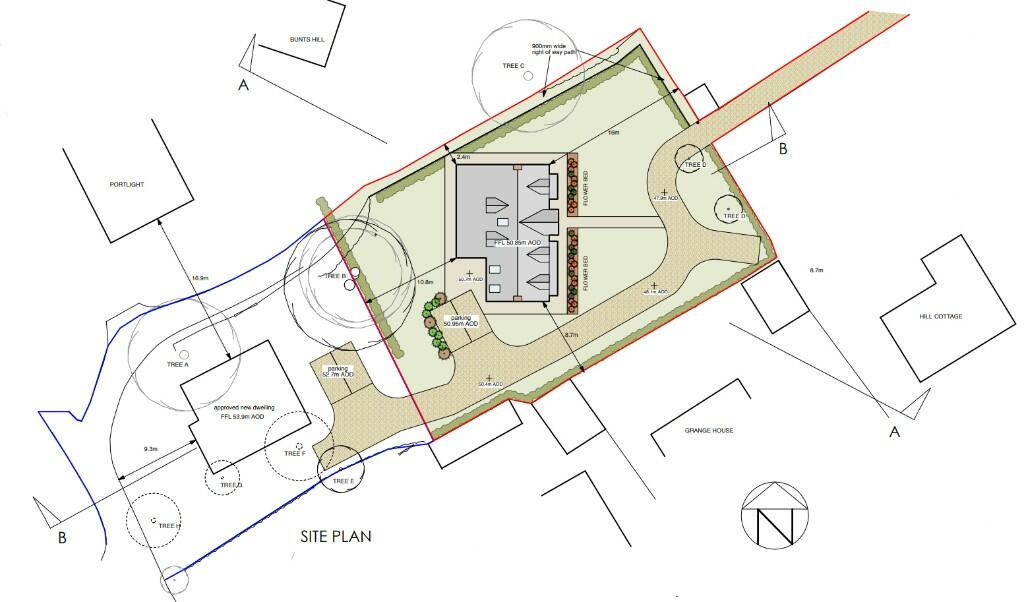 Proposed site plan