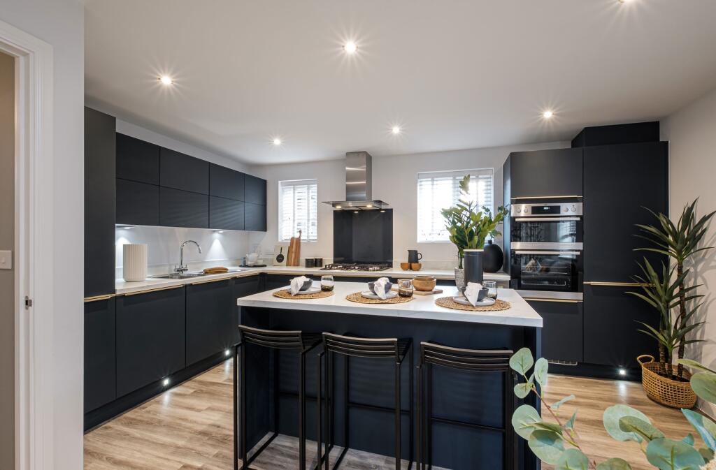 Interior view of the kitchen in our 4 bed Alderney home