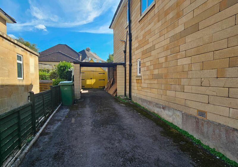 Driveway and garage