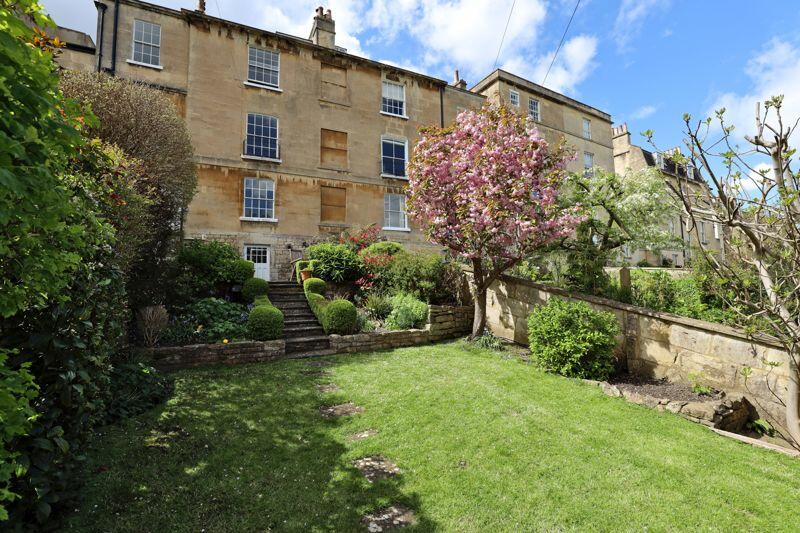 Rear garden to house