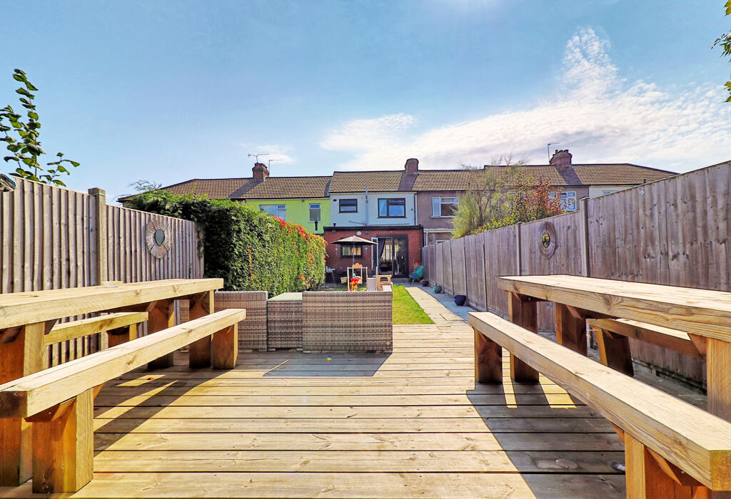 View From Bar/entertainment room to rear of house