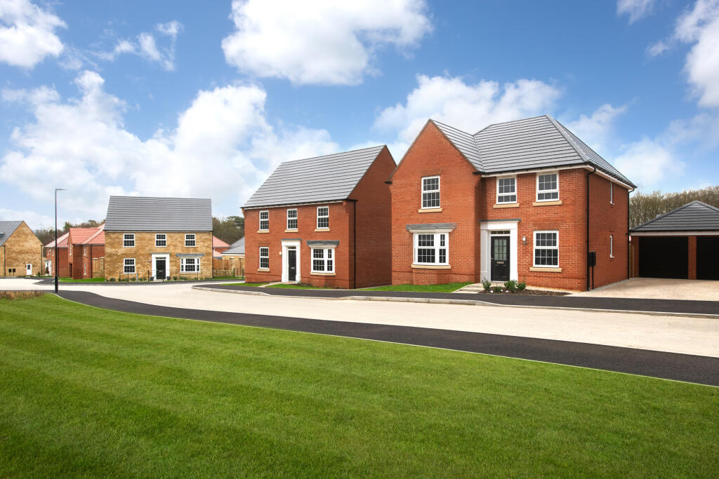 Outside view of homes at Grey Towers Village