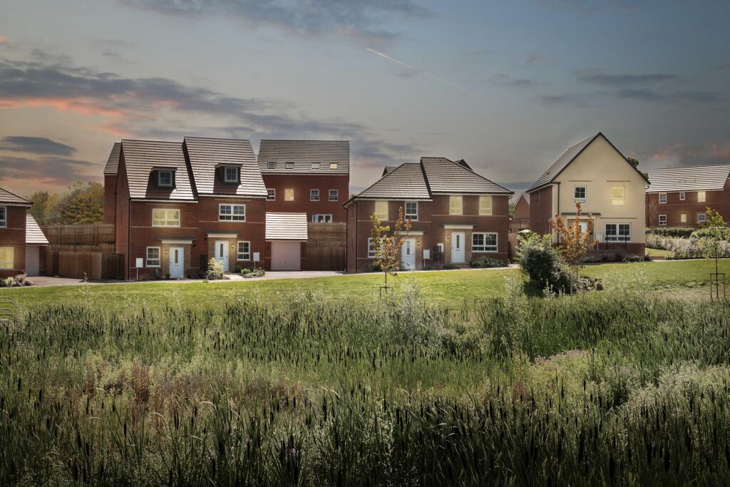 Exterior view of our homes at Poppy Fields in Uttoxeter