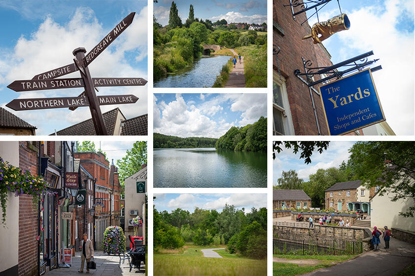 Bluebell Meadows local area collage