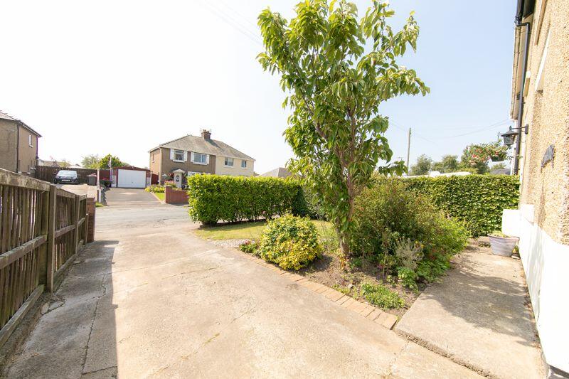 Driveway &amp; front garden