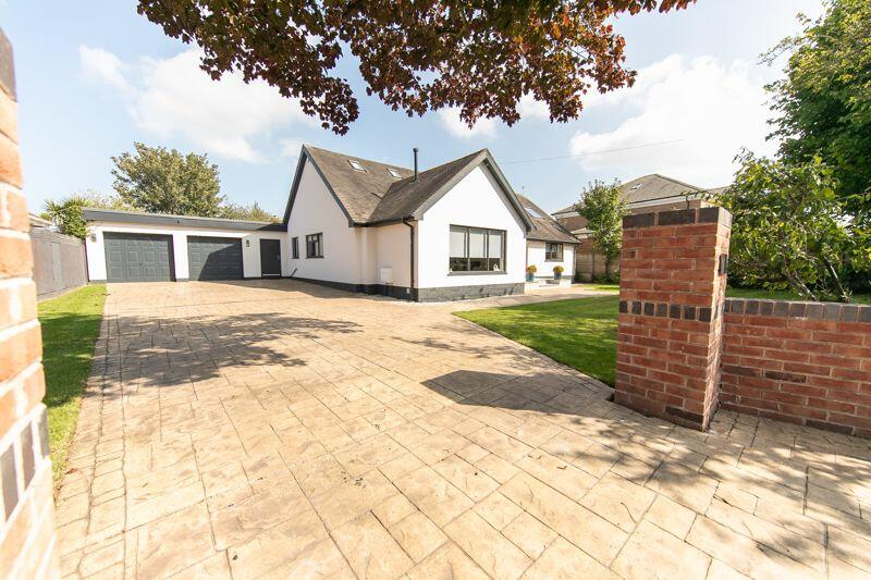 Driveway and double garage