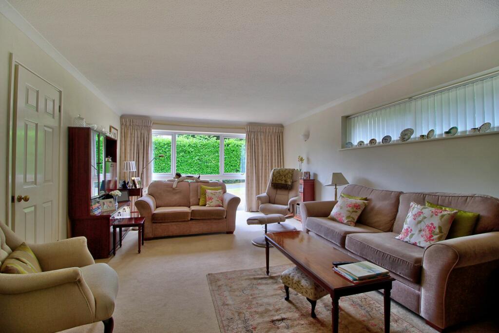 Living room with plenty of natural light