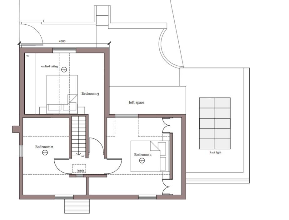 Approved planning for extension