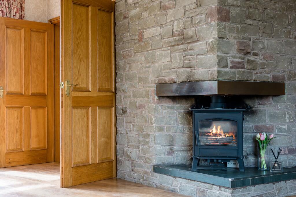 Log Burning Stove in Lounge