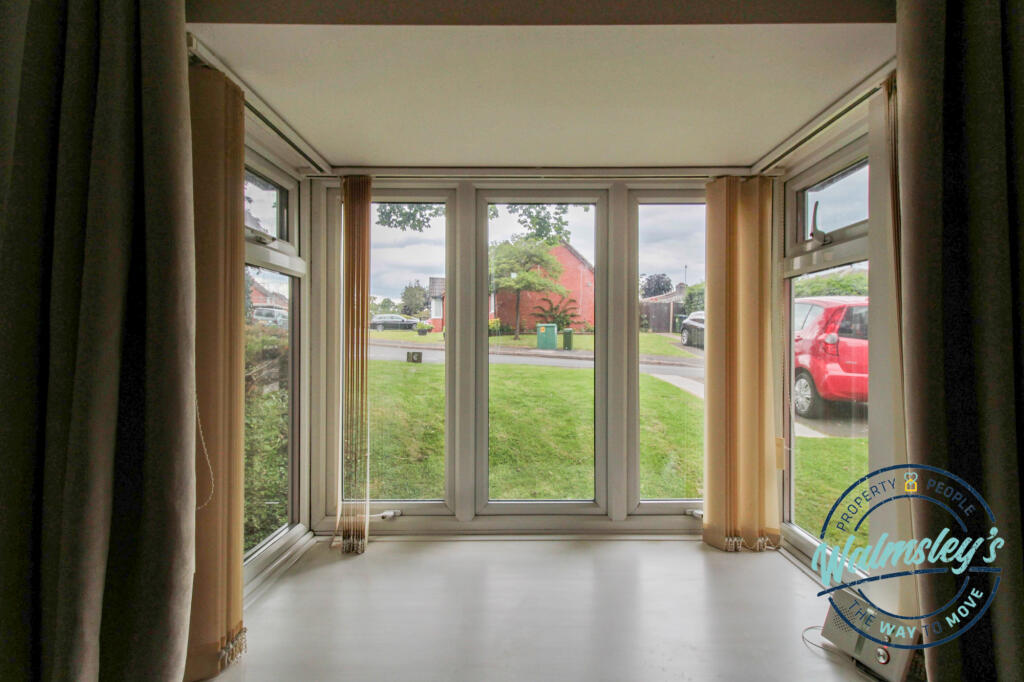 Living room bay window